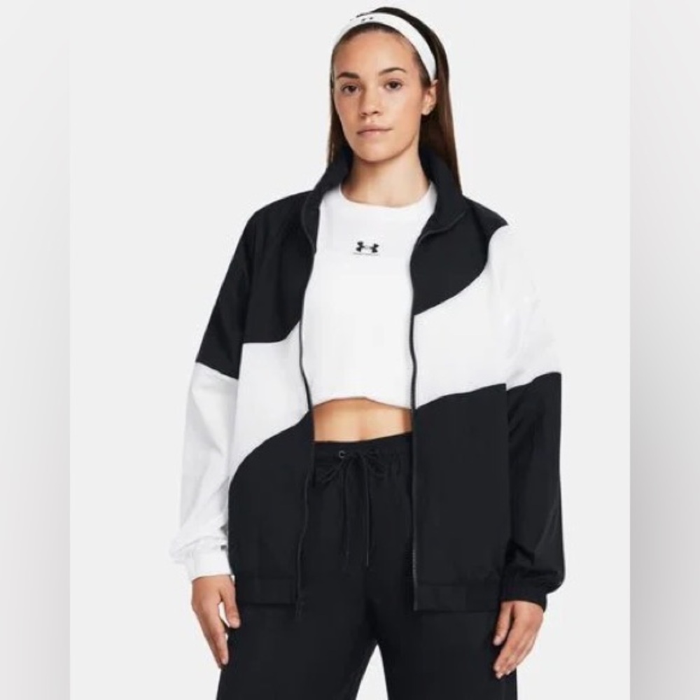 Under Armour Women's‎ UA Legacy Crinkle Jacket color block NEW